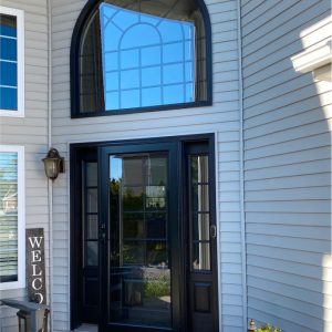 Fiberglass Entry Doors with two side panels