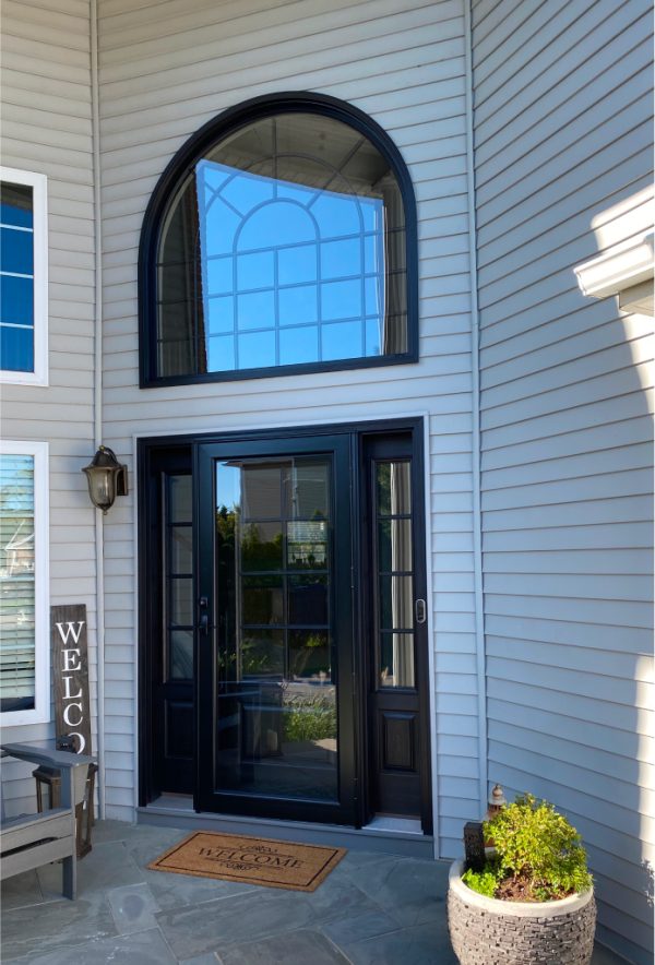 Fiberglass Entry Doors with two side panels