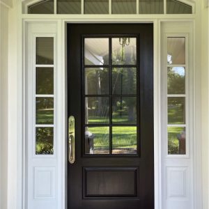 Fiberglass Entry Doors with two side panels