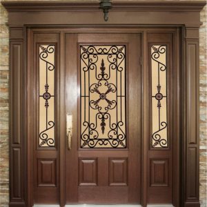 Fiberglass Entry Doors with two side panels