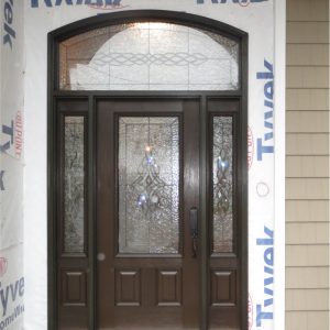 Fiberglass Entry Doors with two side panels