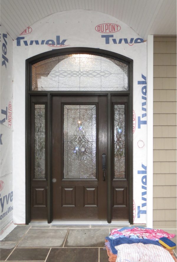 Fiberglass Entry Doors with two side panels