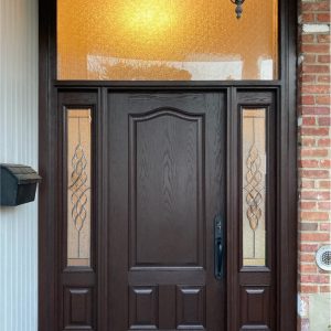 Fiberglass Entry Doors with two side panels