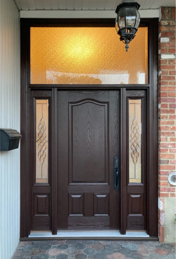 Fiberglass Entry Doors with two side panels