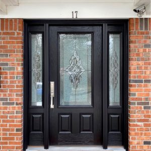Fiberglass Entry Doors with two side panels