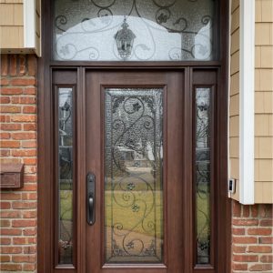 Fiberglass Entry Doors with two side panels
