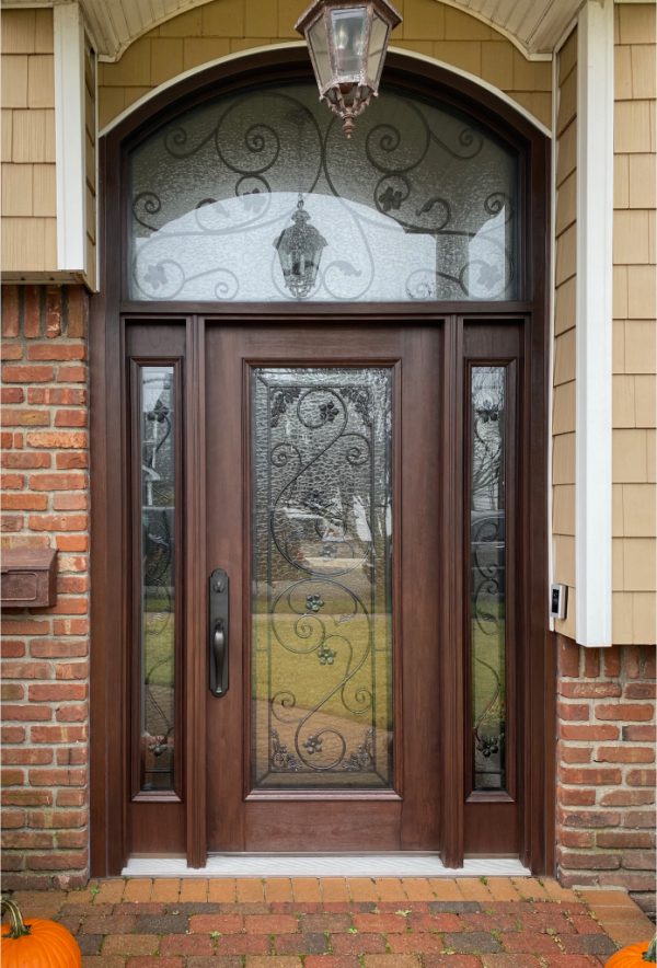 Fiberglass Entry Doors with two side panels