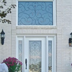 Fiberglass Entry Doors with two side panels