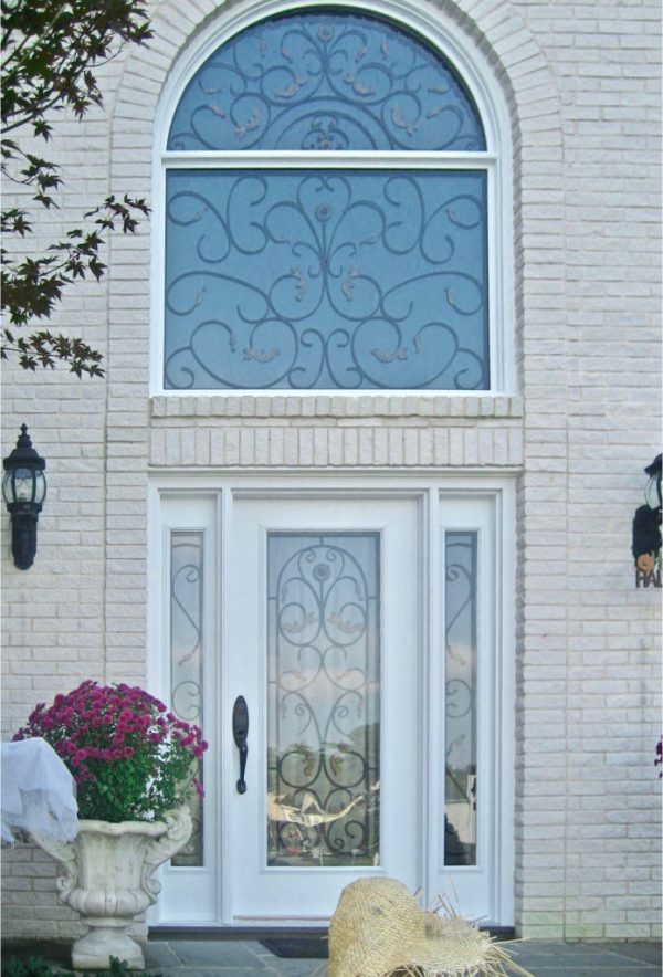 Fiberglass Entry Doors with two side panels