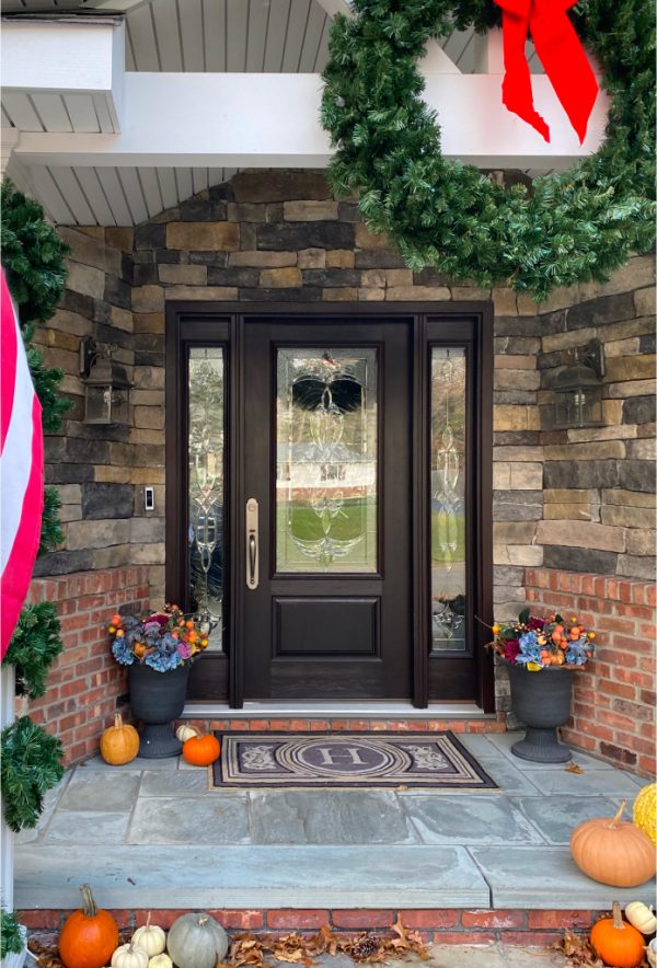 Fiberglass Entry Doors with two side panels