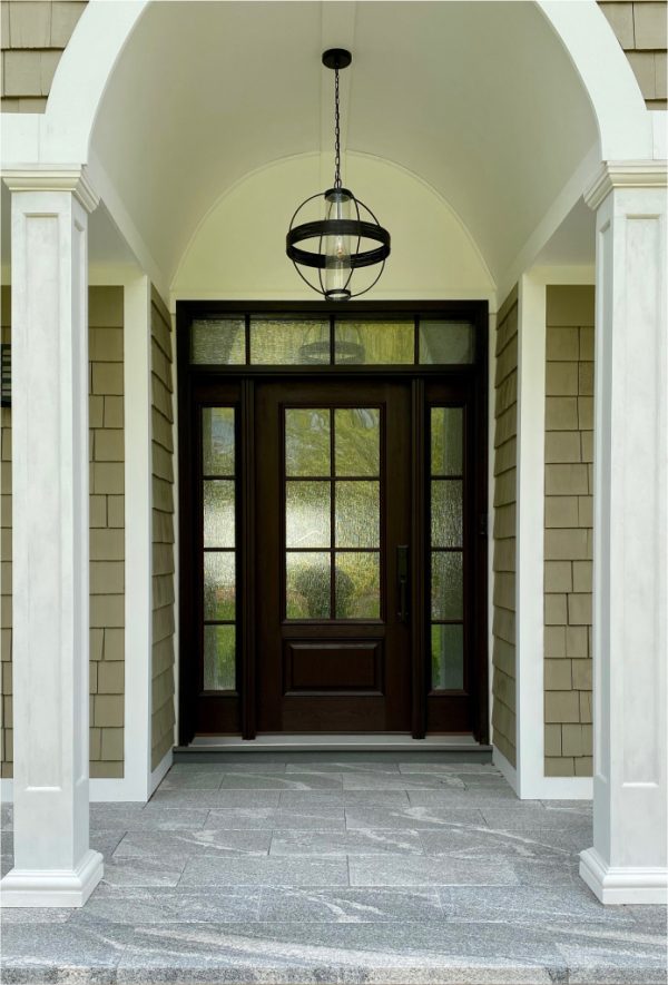 Fiberglass Entry Doors with two side panels