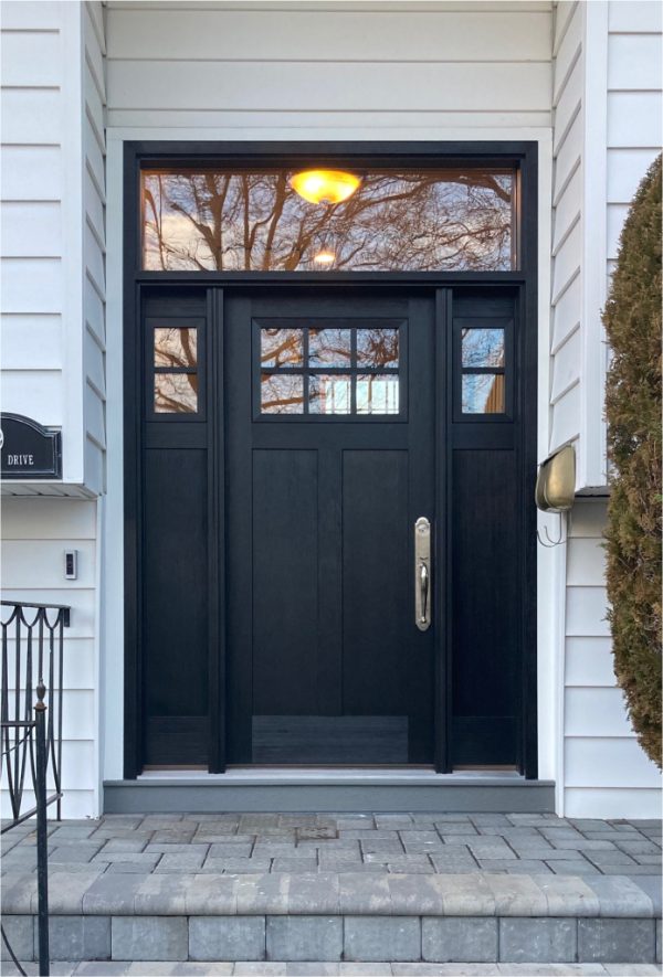 Fiberglass Entry Doors with two side panels