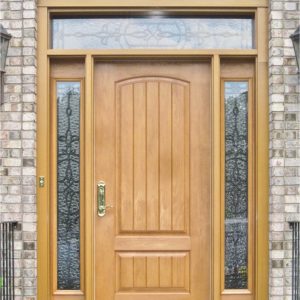Fiberglass Entry Doors with two side panels