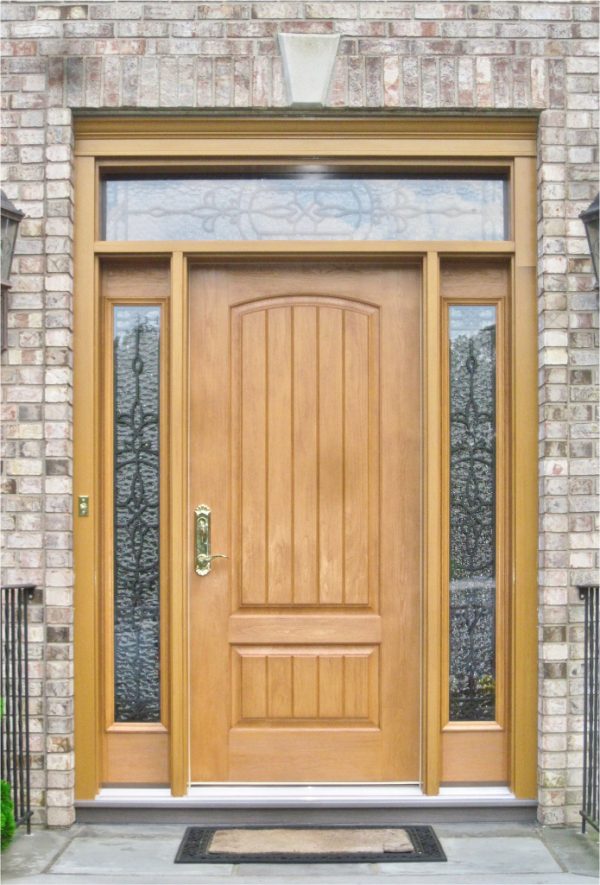 Fiberglass Entry Doors with two side panels