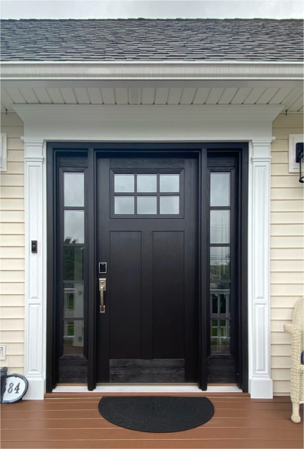 Fiberglass Entry Doors with two side panels