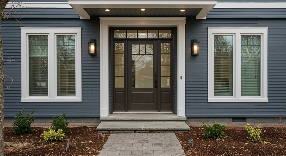 new long island home entrance
